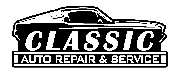 Classic Auto Repair Service Logo